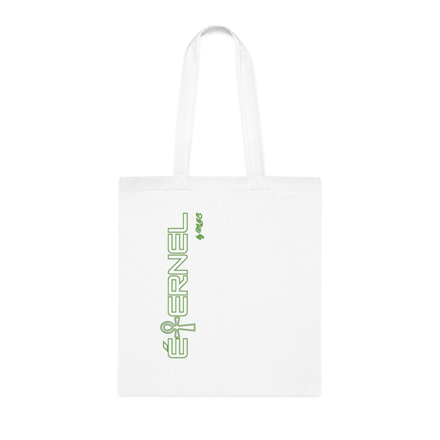 Lime Green Cotton Tote