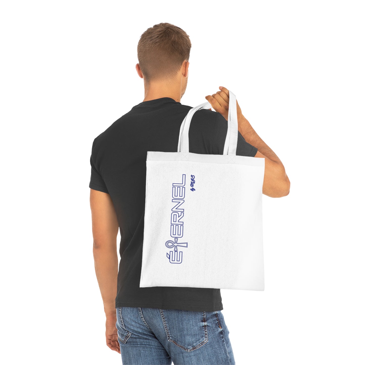 Blue Indigo Cotton Tote