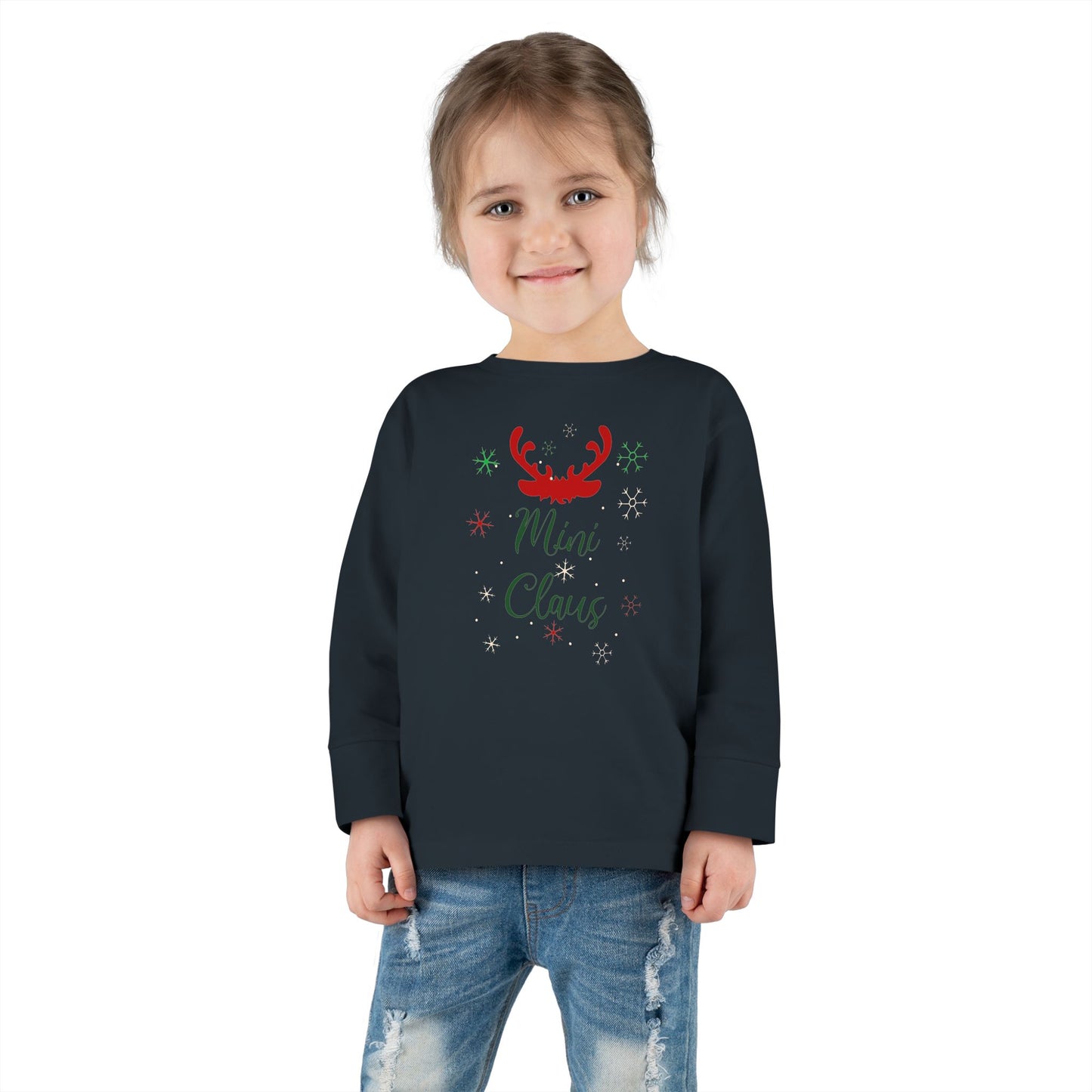 Mini Christmas long-sleeve tee